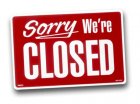 Schild "Closed"