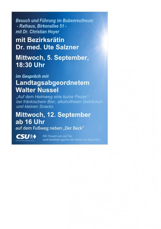 CSU Ortsverband Bubenreuth