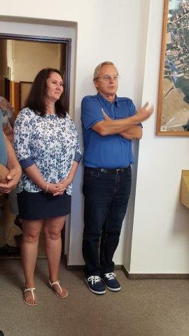 Besuch der Ausstellung im Rathaus