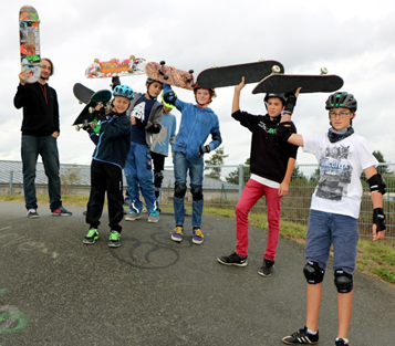 Die Teilnehmer hatten viel Spaß beim Skate-Event