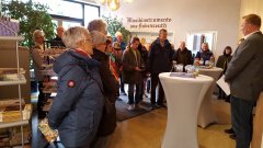 Empfang der Gäste im Rathaus