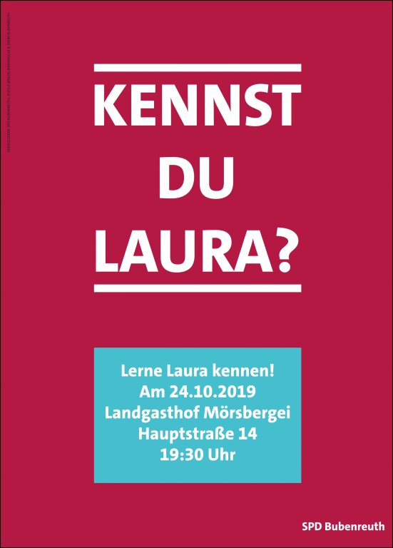 SPD Ortsverband - Kennst du Laura?
