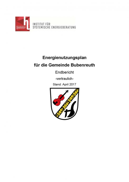 Endbericht Energienutzungsplan