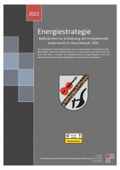 Energiestrategie Jahresbericht 2021 Deckblatt