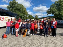 Jugendfußballmannschaften aus Saint Gilles und Bubenreuth