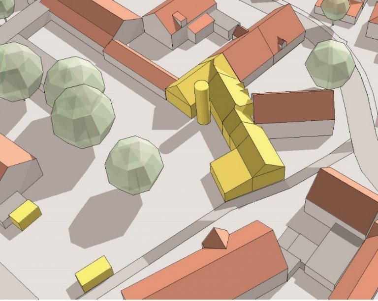 Skizze Abriss Gebäudeteile H7