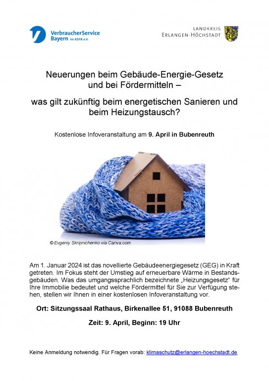 Vortrag Neuerungen beim Gebäude-Energie-Gesetz