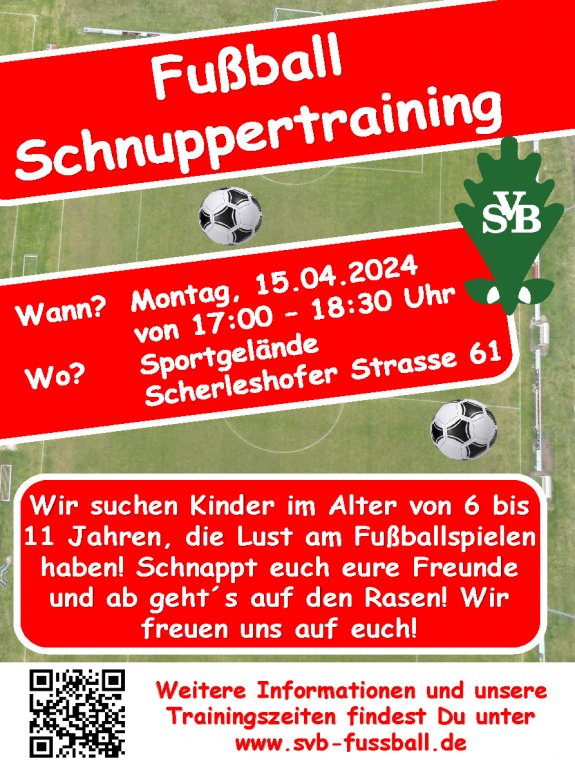 SVB Fußball Schnuppertraining