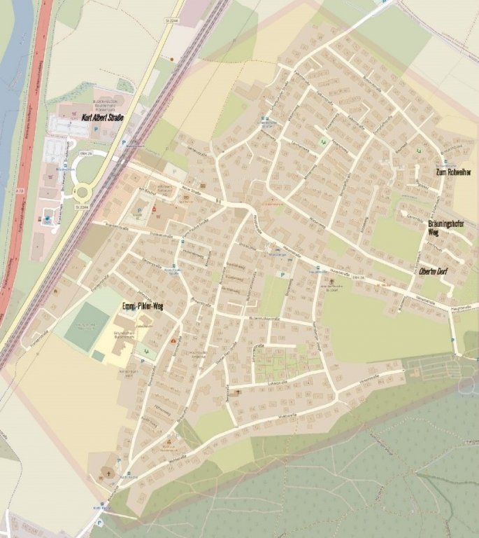 Interessensabfrage Bubenreuth_Nord Gebietsumgriff