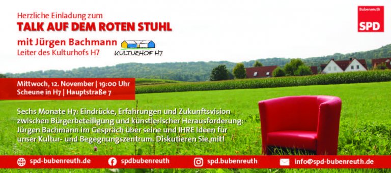 Talk auf dem Roten Stuhl mit Jürgen Bachmann Talk auf dem Roten Stuhl mit Jürgen Bachmann