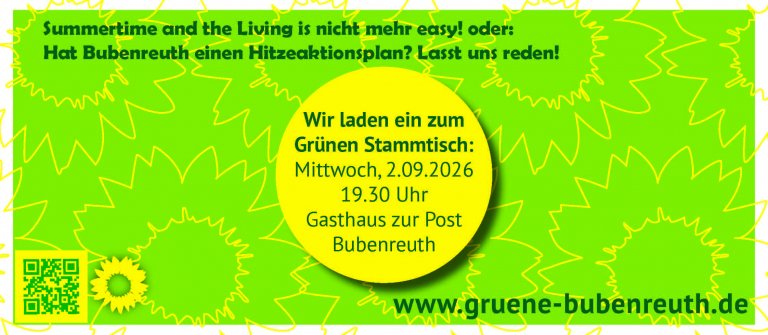Grüner Stammtisch September 2026
