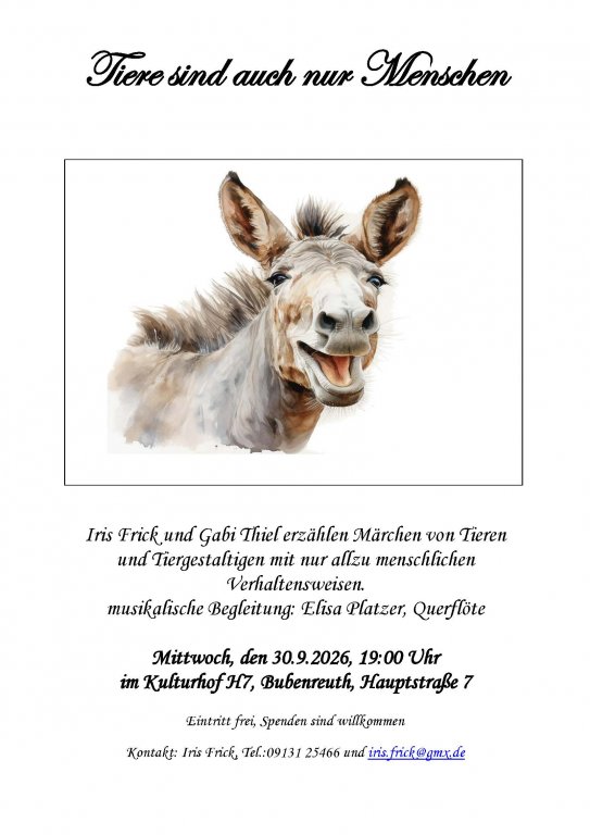 Märchen Tiere sind auch nur Menschen
