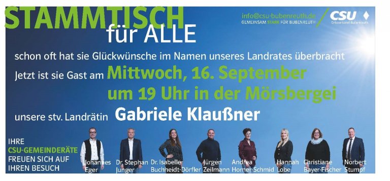 CSU Stammtisch
