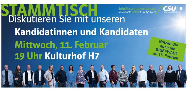 CSU - Schwarzer Stammtisch