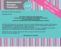 Bubenreuther Garagenflohmarkt SÜD 2026