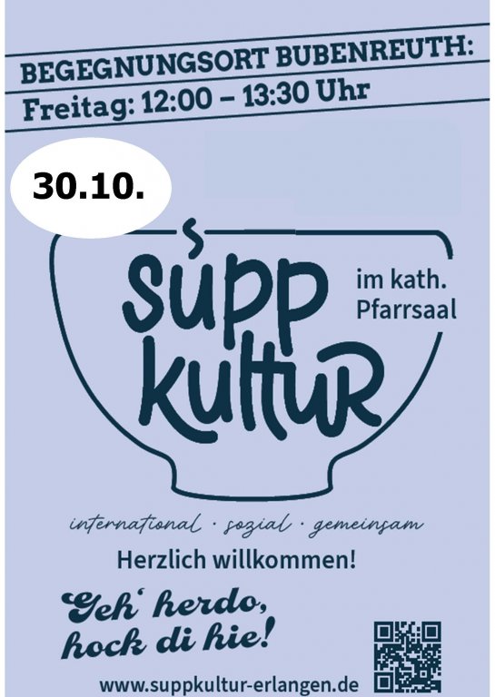 Begegnungsort Suppkultur Oktober 2026