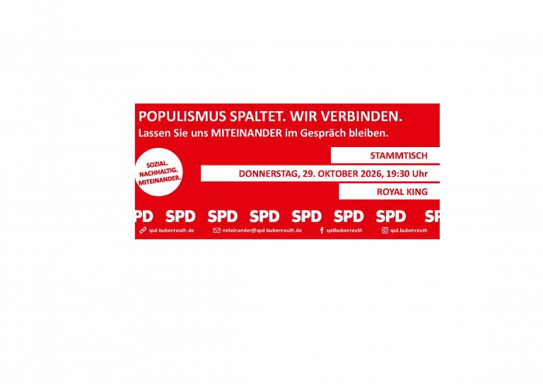 SPD Stammtisch Oktober 2026 SPD Stammtisch Oktober 2026